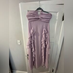Strapless lavender Dress